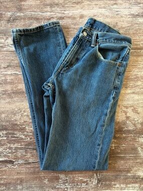 Levi’s Broke In 505 Classic Straight Leg Blue Jeans Denim Waist 29, Length 34